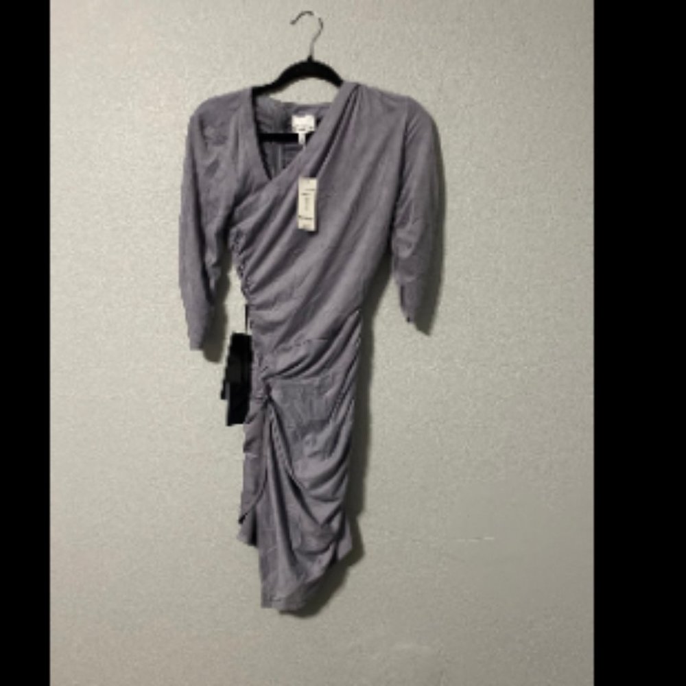 EUC Kardashians Bebe suede dress